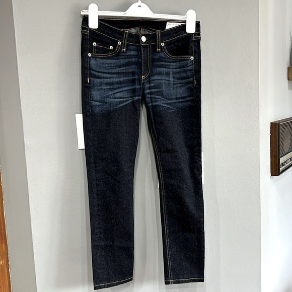 rag & bone Denim - Rag & Bone Jeans Womens Size 26 Blue dark Wash Skinny Leg Denim Pants